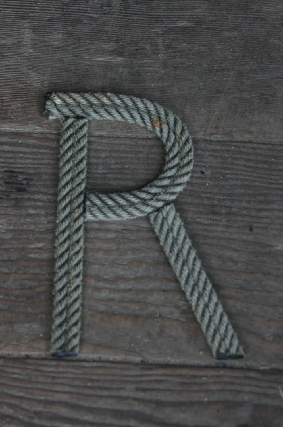 6 Inch Rope Letter / Numbers MADE TO ORDER - Alaska Rug Company