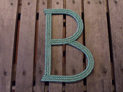 12 Inch Rope Letter Handmade Nautical Decor Wall Hanging