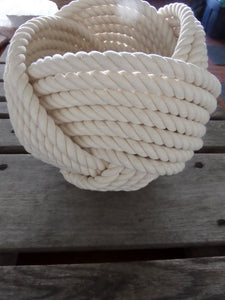 10" x 8 " Cotton Rope Basket - Alaska Rug Company