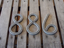 8 Inch Rope Letter / Number MADE TO ORDER - Alaska Rug Company