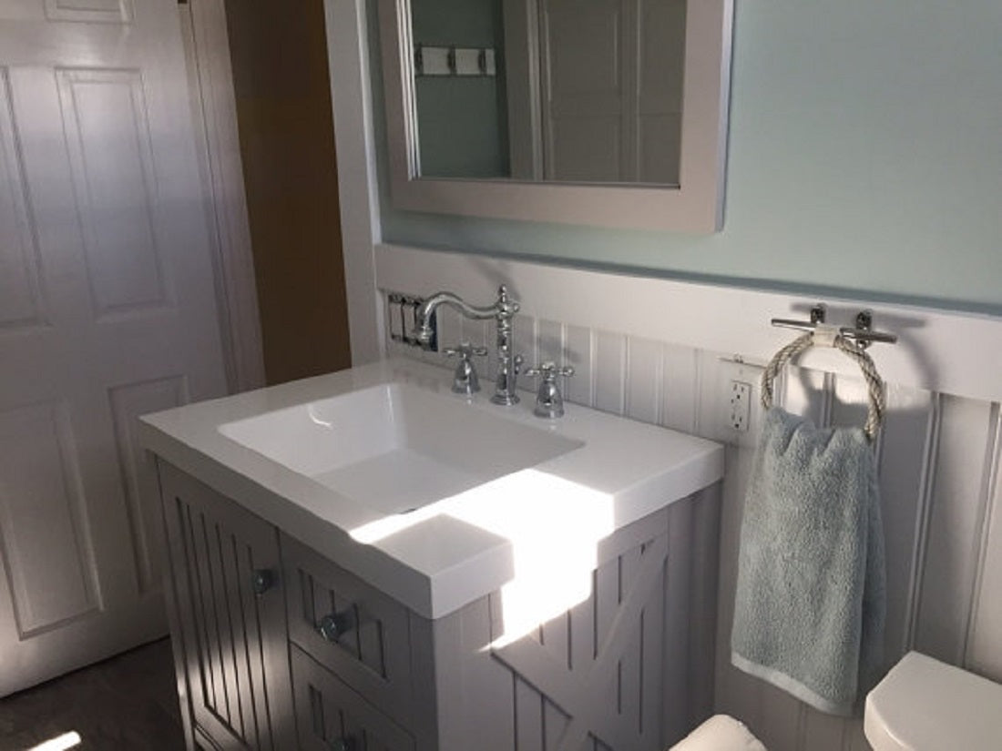 Silver Rope Towel Ring Rack - Alaska Rug Company