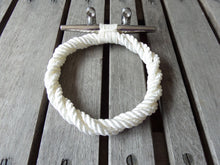 Rope Towel Ring Rack-White